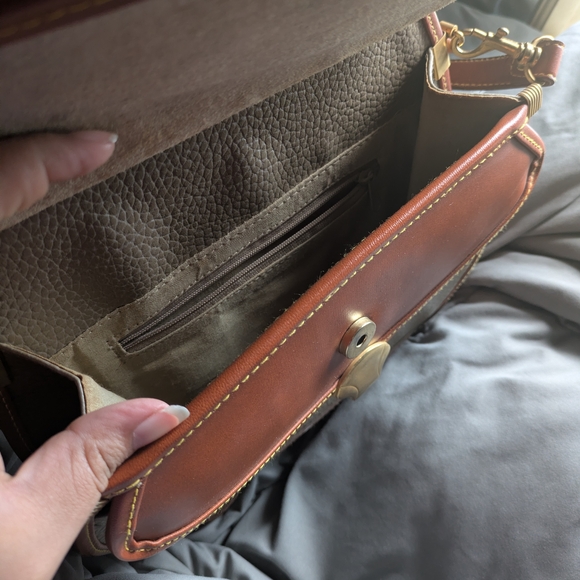 Vintage Doony And Bourke Tan Crossbody Bag - Picture 4 of 7